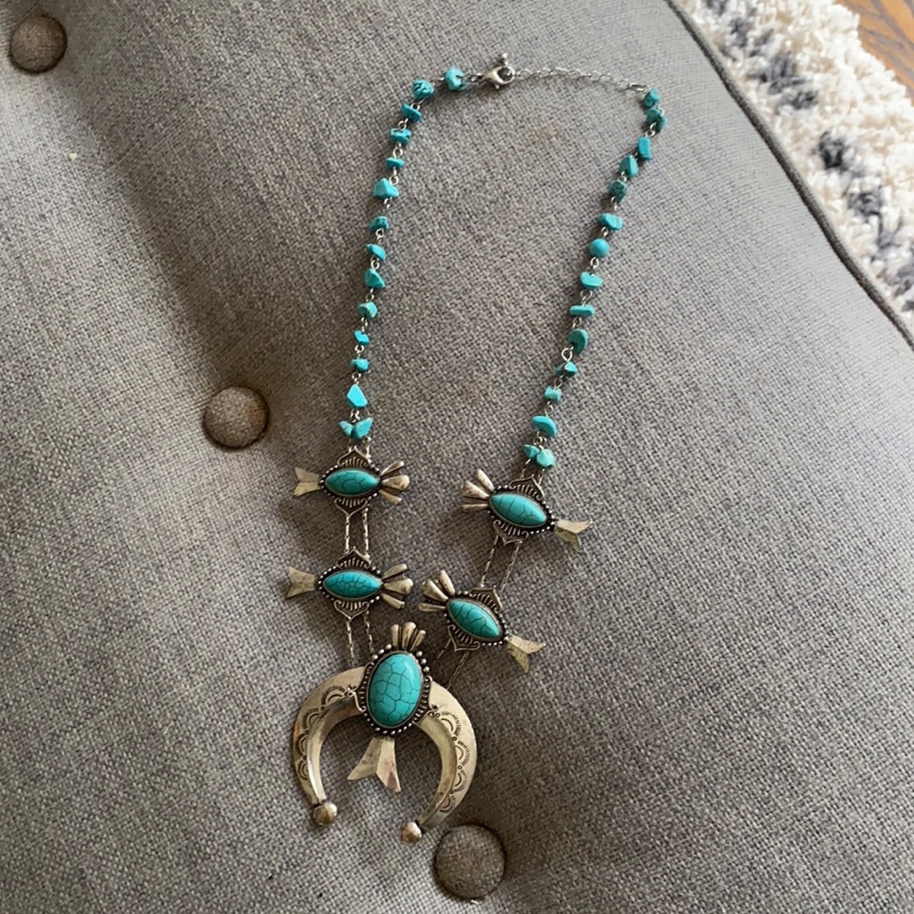 FREE PEOPLE Squash-blossom necklace